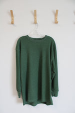 Architect Green Polyester Long Sleeved Shirt | XXL