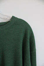 Architect Green Polyester Long Sleeved Shirt | XXL