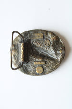 1983 Bergamot Brass Works Inc. Delavan Wisconsin Turkey Belt Buckle