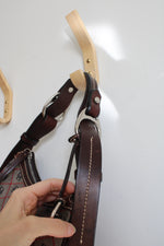 Dooney & Bourke Hobo Tan & Red Signature Logo Handbag