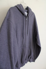 Port & Company Core Fleece 3J's Coffee Blue Full Zip Jacket | L