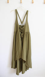 NEW Shein Curve Green Cross Strap Dress | 4XL