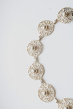 Sterling Silver Filagree Choker Style Necklace