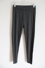 NEW Ann Taylor Black Gray Mini Houndstooth Print Leggings | M