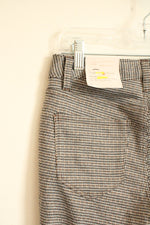 NEW Lauren Conrad Super Skinny Brown and Navy Patterned Stretch Pants | XS