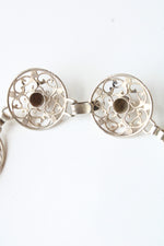 Sterling Silver Filagree Choker Style Necklace