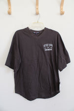 NEW Basix Of America Boothbay Harbor Maine Gray Shirt | S