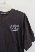 NEW Basix Of America Boothbay Harbor Maine Gray Shirt | S