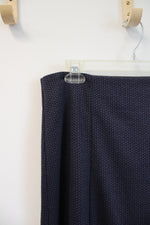 Coldwater Creek Blue & Gray Herringbone Skirt | 10