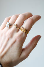 Ruby Gold Tone 925 Ring | Size 6.5