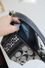 Coach Monogram Black Mini Bag