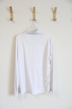 Tailor Byrd White Polyester Long-Sleeved Shirt | L