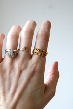 Ruby Gold Tone 925 Ring | Size 6.5