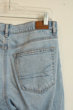 American Eagle Light Wash Stretch Straight Leg Jeans | 8