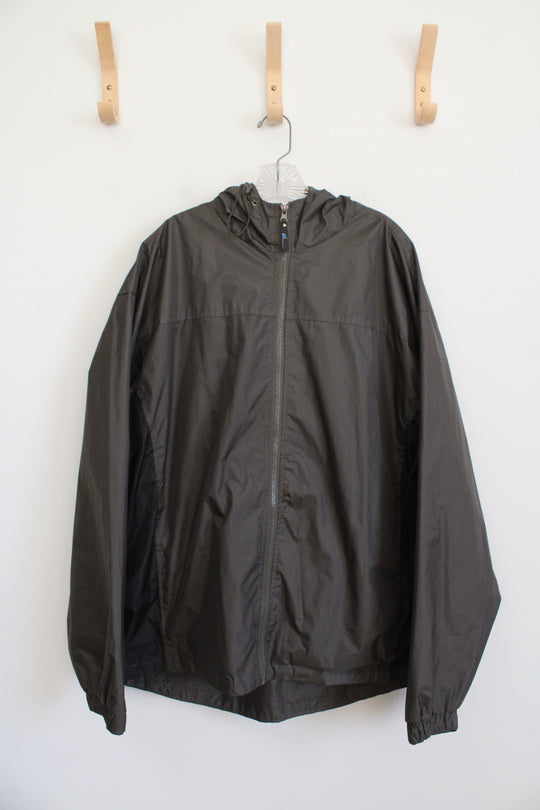 i5 Apparel Olive Green Windbreaker Jacket | XXL