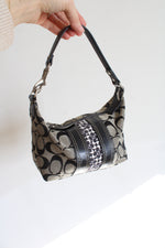 Coach Monogram Black Mini Bag