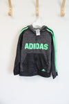 Adidas Green Gray Logo Zip Up Hoodie | 6