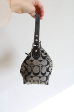 Coach Monogram Black Mini Bag