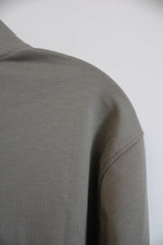 Adidas Gray Quarter-Zip Long-Sleeved Shirt | L