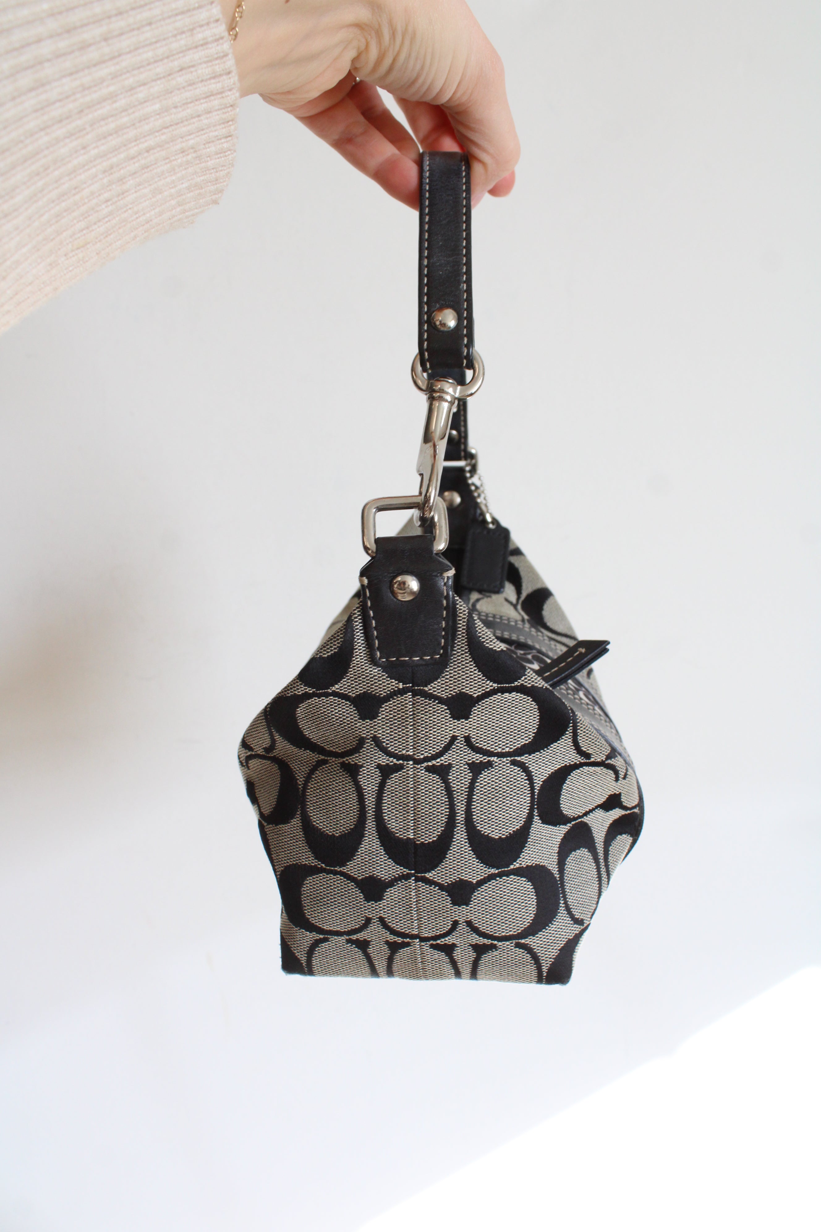 Coach Monogram Black Mini Bag