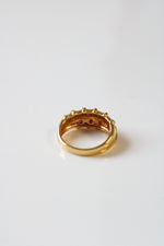 Ruby Gold Tone 925 Ring | Size 6.5