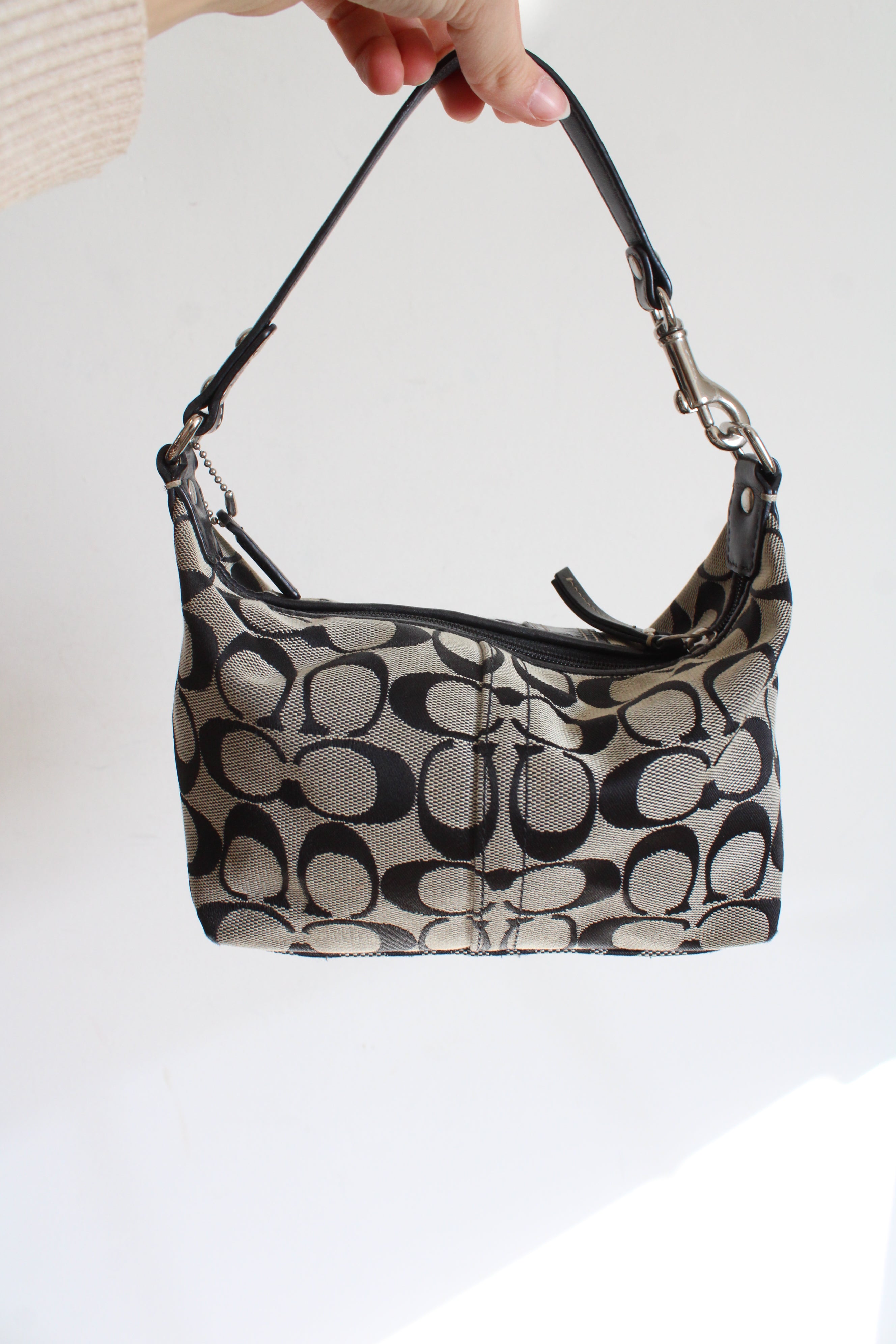 Coach Monogram Black Mini Bag