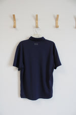 Under Armour Blue Short-Sleeved Polo | L