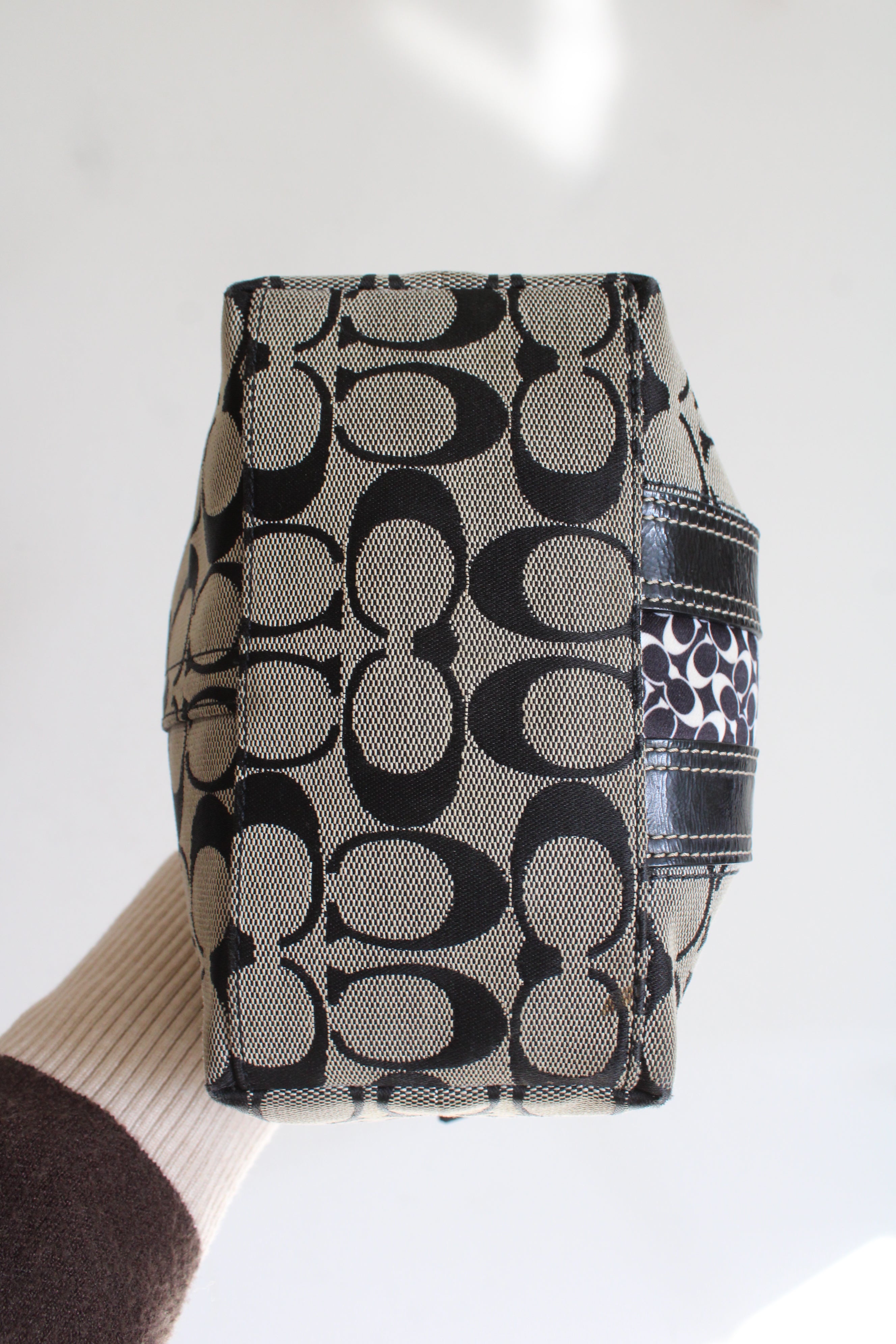 Coach Monogram Black Mini Bag