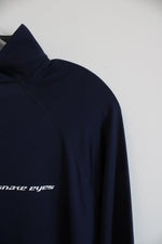 Snake Eyes Blue Quarter-Zip Jacket | L