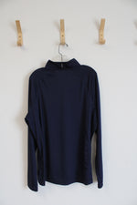 Snake Eyes Blue Quarter-Zip Jacket | L