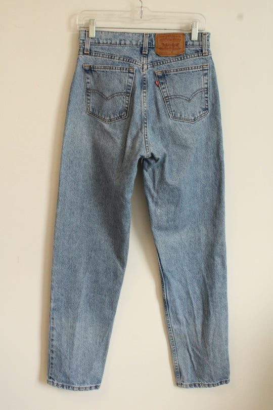 Levi's Medium Wash 100% Cotton Straight Leg Jeans | 7