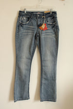 NEW Mossimo Supply Lowrise Bootcut Jeans with Silver Sequins | 13