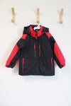 The Children's Place Black Red Winter Coat | 4T