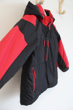 The Children's Place Black Red Winter Coat | 4T
