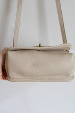 Coach Vintage Companion Flap 9076 Bone White Crossbody Purse