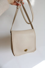 Coach Vintage Companion Flap 9076 Bone White Crossbody Purse