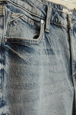 NEW Maurices Edgely Slim Cropped Jeans with Rhinestones | 10