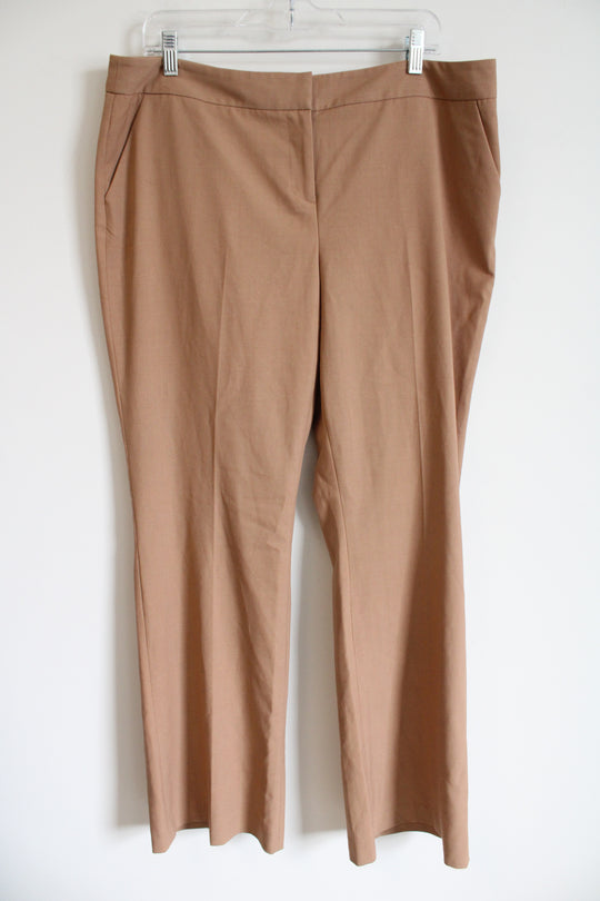 Laundry By Shell Segal Los Angeles Brown Trouser Pant | 14R