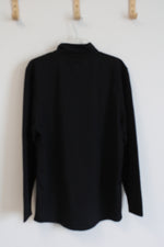 Kombi Black Polyester Quarterzip Jacket | XL