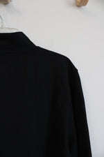 Kombi Black Polyester Quarterzip Jacket | XL