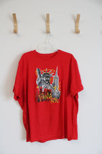 Puma Red Short-Sleeved Shirt | 3XL