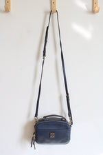 Dooney & Bourke Belvedere Ambler Navy Blue Pebble Grain Crossbody Bag