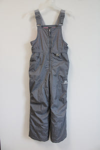 ZeroXposur Gray Fleece Lined Girls Snow Bib Pants | 10/12