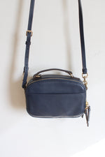 Dooney & Bourke Belvedere Ambler Navy Blue Pebble Grain Crossbody Bag