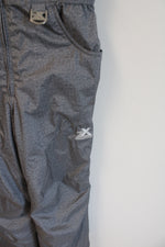 ZeroXposur Gray Fleece Lined Girls Snow Bib Pants | 10/12