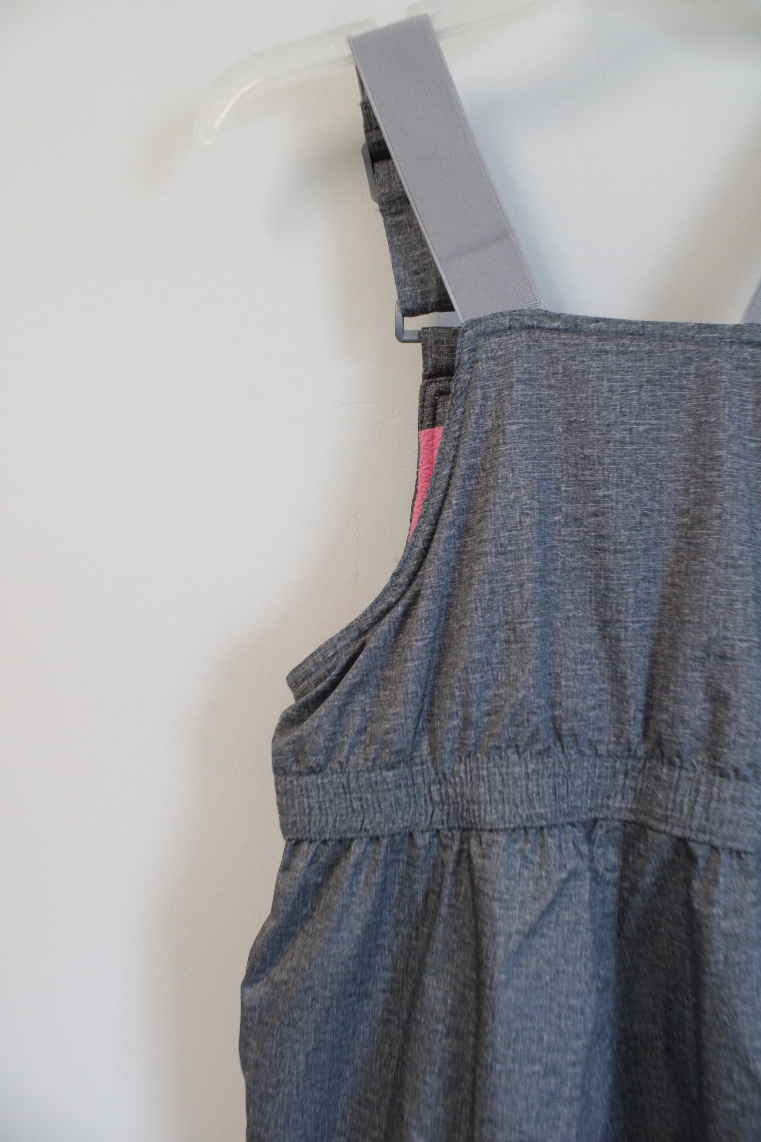 ZeroXposur Gray Fleece Lined Girls Snow Bib Pants | 10/12