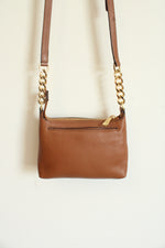 Michael Kors Brown Pebble Leather Crossbody Purse