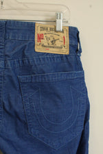 True Religion Royal Blue Corduroy Pants | 29