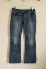 American Eagle Low-rise Bootcut Stretch Medium-Dark Wash Jeans | 6