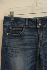 American Eagle Low-rise Bootcut Stretch Medium-Dark Wash Jeans | 6